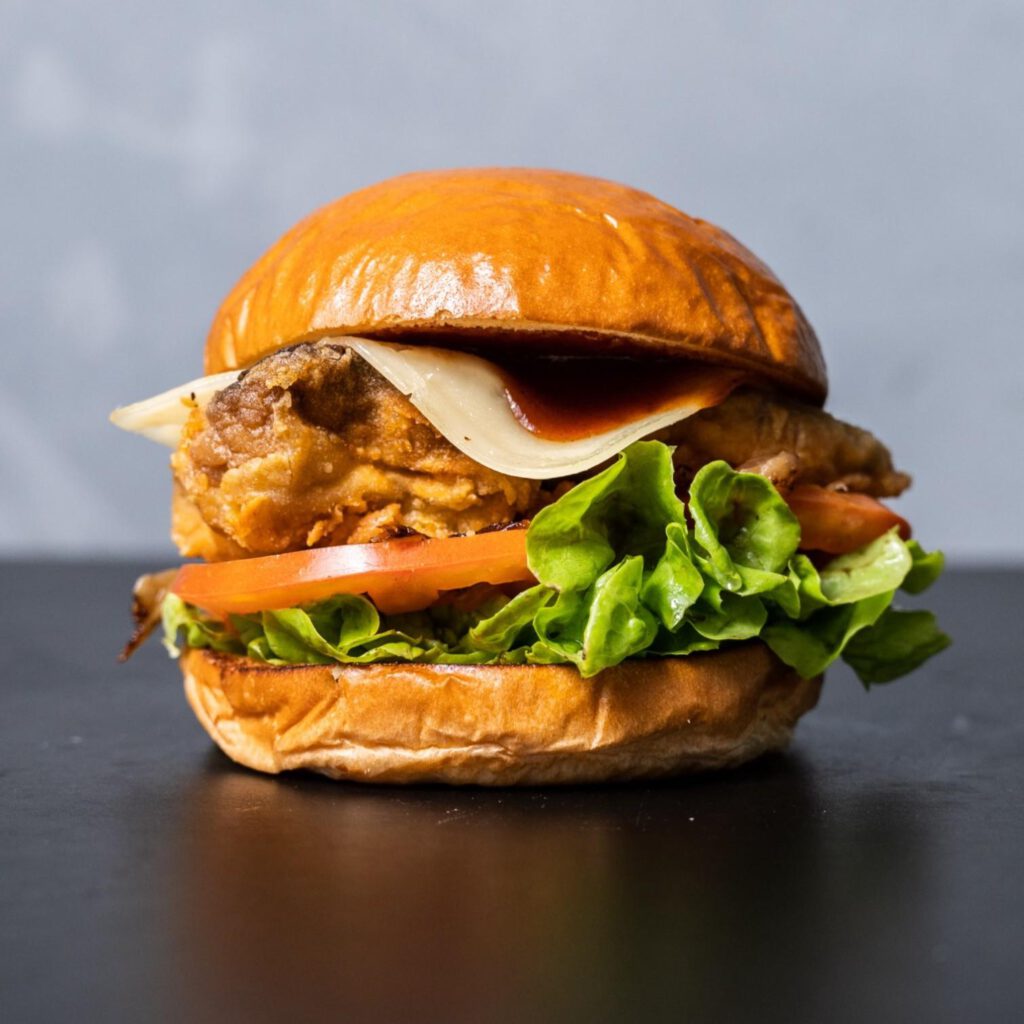 American-style burger